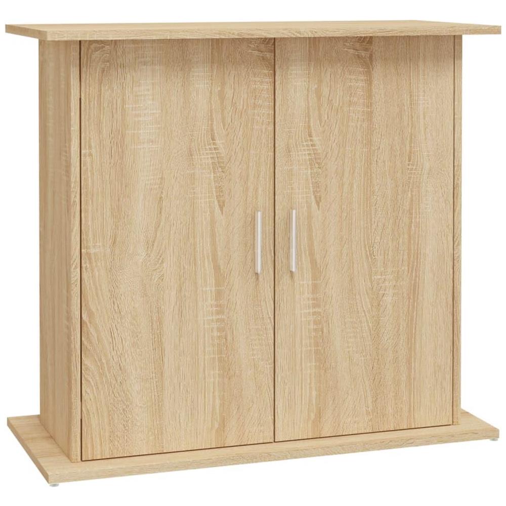Supporto Acquario 81x36x73cm in Legno Multistrato Rovere Sonoma - Foto 1
