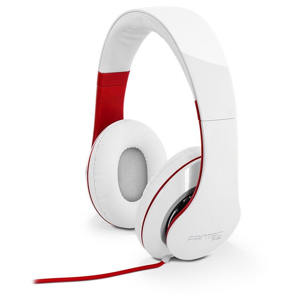 Cuffie Stereo con Microfono per PC Connessione Cavo Bianca e Rossa 1.2 m - Foto 1
