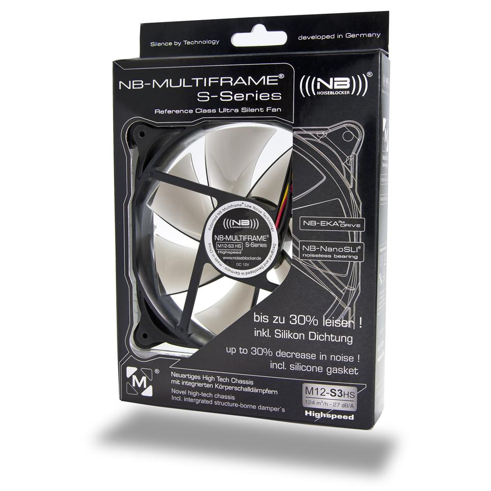 Multiframe M12-2, Ventilatore, Computer case, 12 cm, Nero, 4,5V, 12 cm - Foto 1