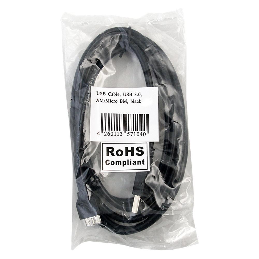 ICOC USB3-PW2 - Cavo USB 3.0 Super Speed A Maschio / Micro B 1 m Nero - Foto 2