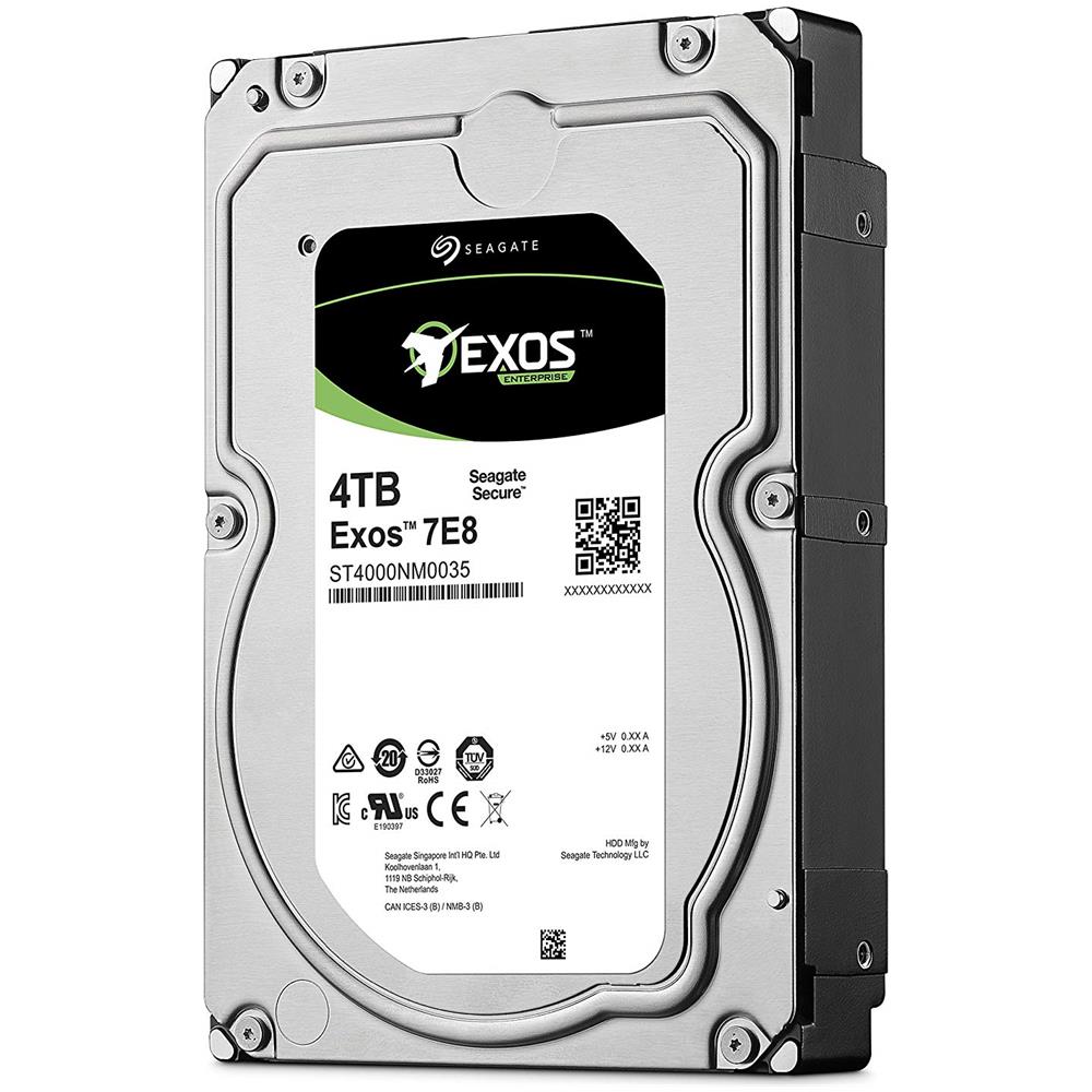 Hard Disk Interno Exos E Capacità 4TB 3.5" Interfaccia SATA 6 Gb / s Buffer 128MB 7200 rpm - Foto 2