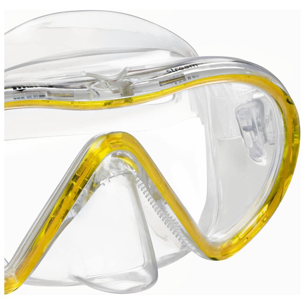 Adulti Maschera Mask Stream, Unisex, Mask Stream, Gelb / transparent - Foto 4