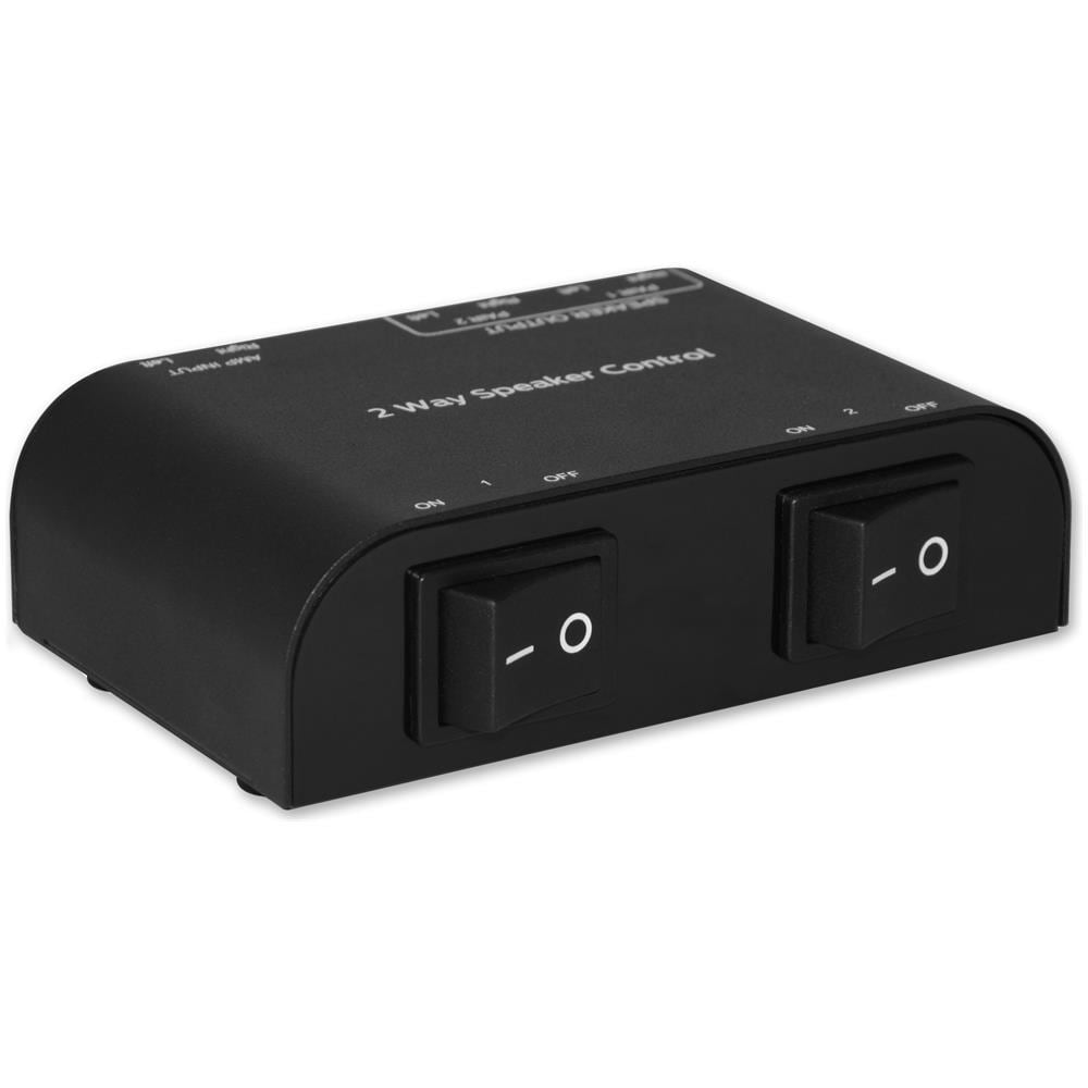 vers Commutatore Audio Per Casse Acustiche 2 Vie Con Terminali A Pressione Nero - Foto 1