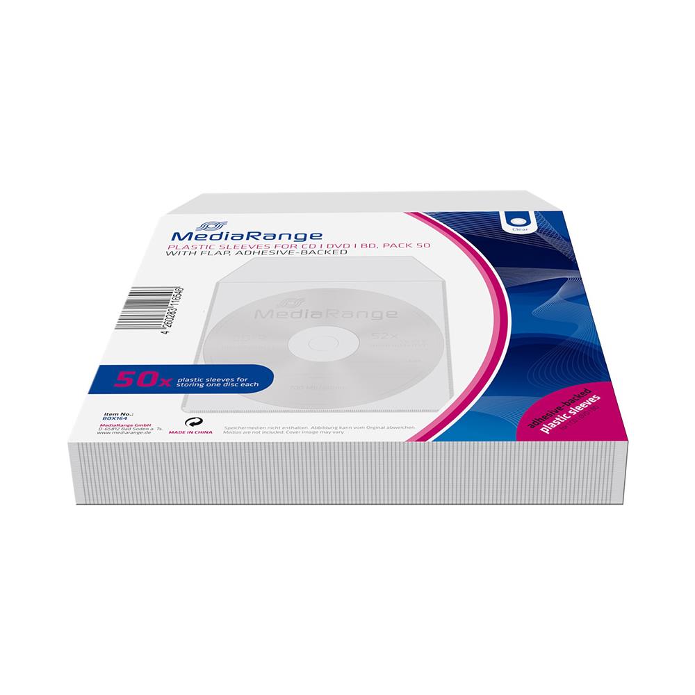 Bustine Richiudibili In Plastica Trasparente - Con Retro Adesivo - Confezione Da 50 Pezzi - Box164 - Foto 1