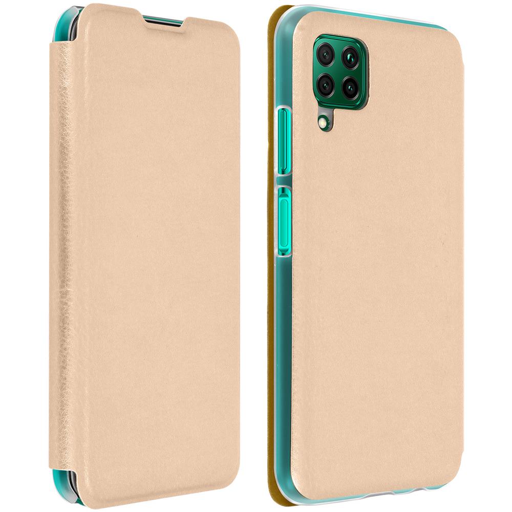 Custodia Huawei P40 Lite Portafoglio Flip Cover Sottilissimo - Oro - Foto 1