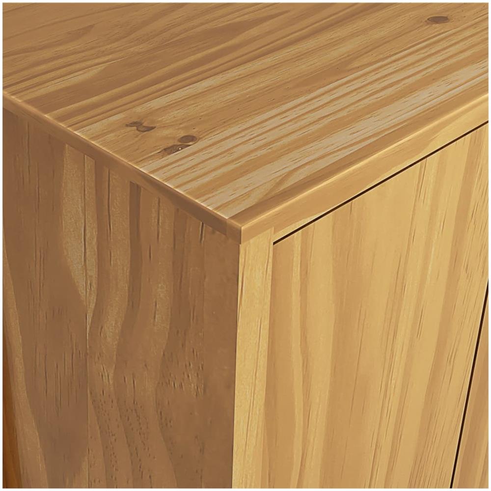 Armadio a 2 Ante Hill 89x50x170 cm Legno Massello di Pino - Foto 2
