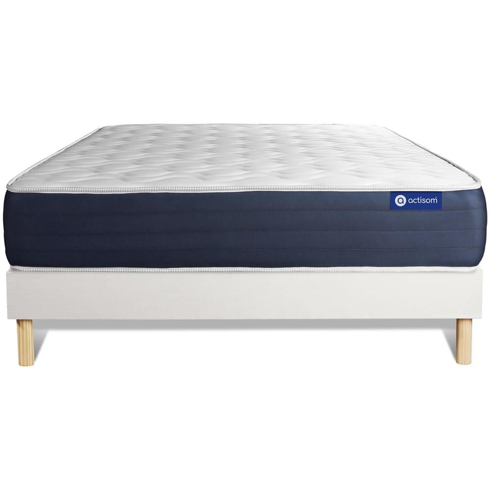 Kit Rete E Materasso Matrimoniale Actilatex Sleep 150x195cm - Spessore : 22cm - Lattice E Memory Foam - Bilanciato - - Foto 1