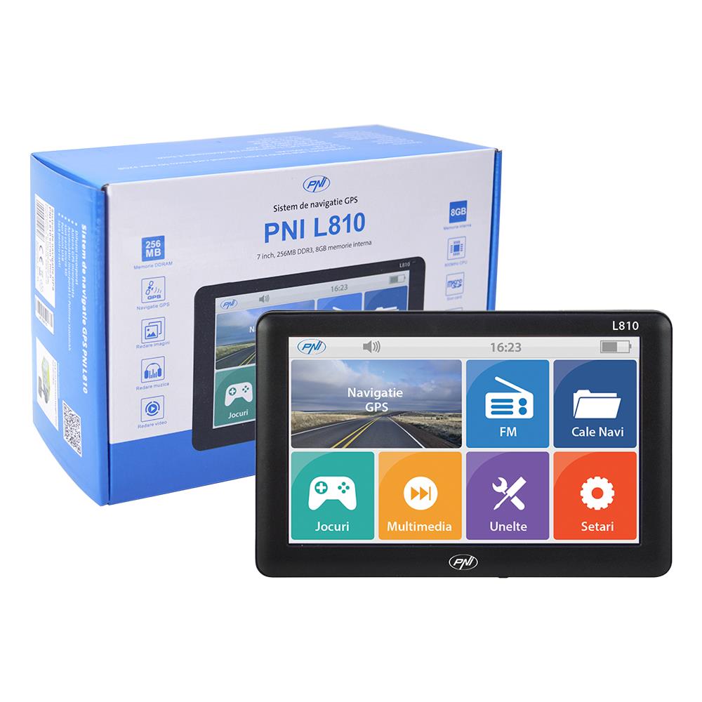 Sistema Di Navigazione Gps Pni L810 Schermo Da 7 Pollici, 800 Mhz, Ddr Da 256 Mb, Memoria Interna Da 8 Gb, Trasmettitore Fm - Foto 1