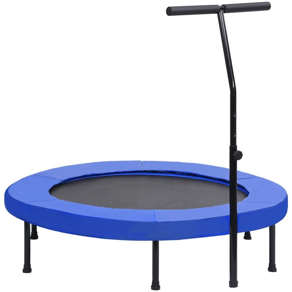 Trampolino da Fitness con Manico e Tappetino di Sicurezza 122cm - Foto 1