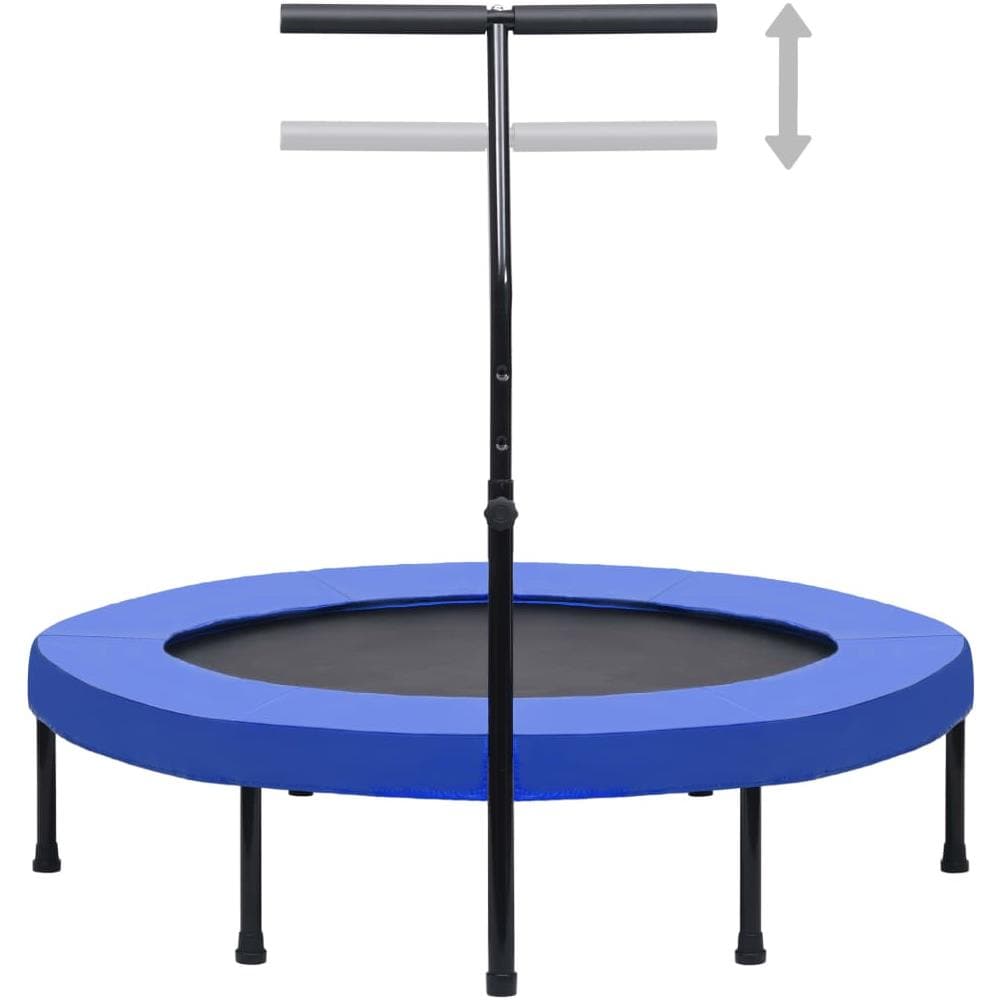 Trampolino da Fitness con Manico e Tappetino di Sicurezza 122cm - Foto 3