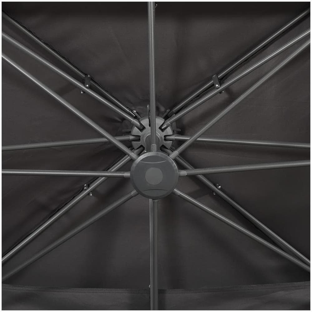 Ombrellone a Sbalzo con Doppia Copertura 400x300 cm Antracite - Foto 2