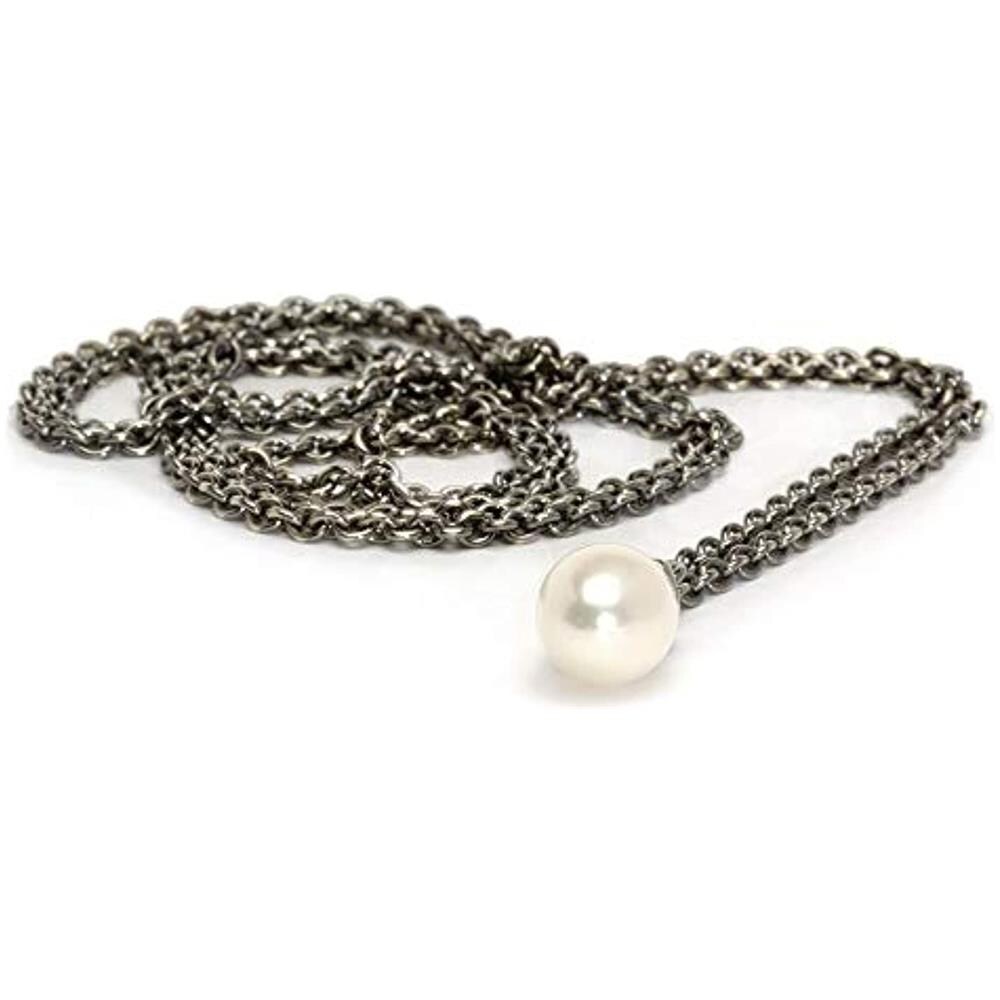 Original Trollbeads Collana D'argento Con Perla 60 Cm 54060 - Foto 1