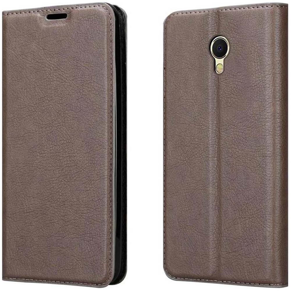 Cadorabo Custodia Compatibile Con Meizu Mx6 In Bruno Caffè - Coperchio Protettiva Con Chiusura Magnetica, Funzione Stand E Tasca Per Le Carte - Foto 8