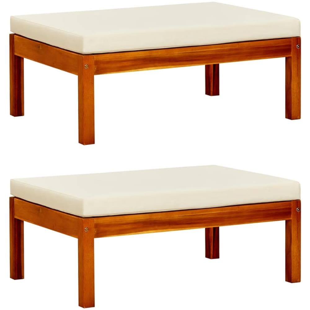 Panca Giardino Con Baldacchino E Poggiapiedi Massello Di Acacia - Foto 3