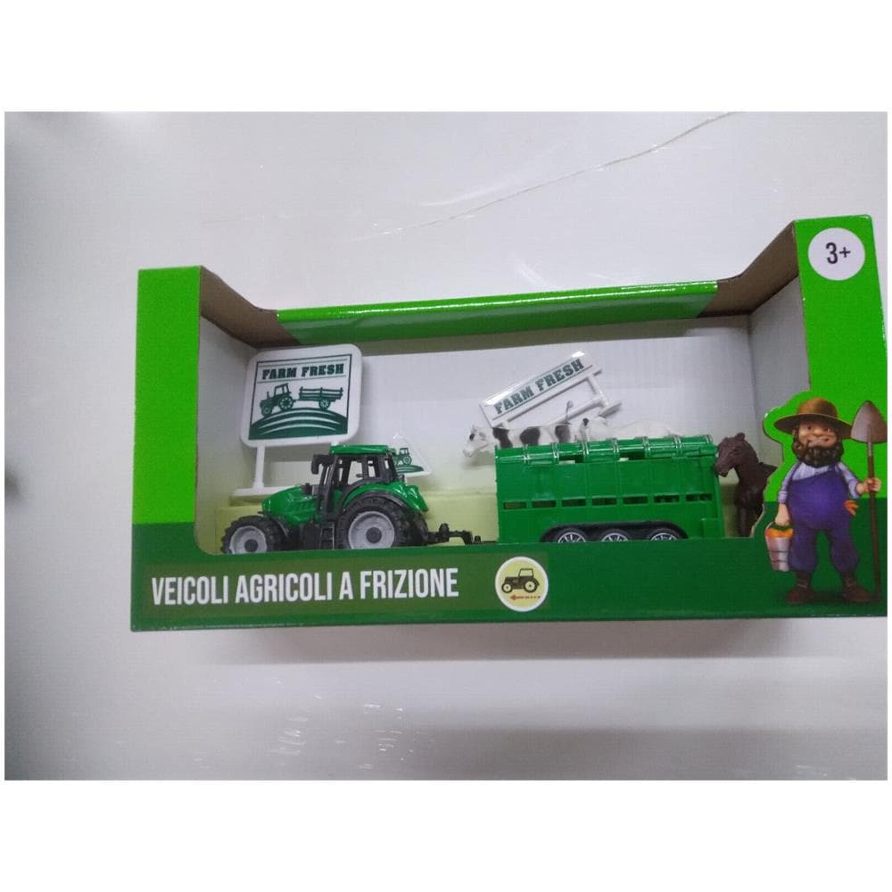 Trattore Frizione Con Rimorchi E Animali - Foto 1