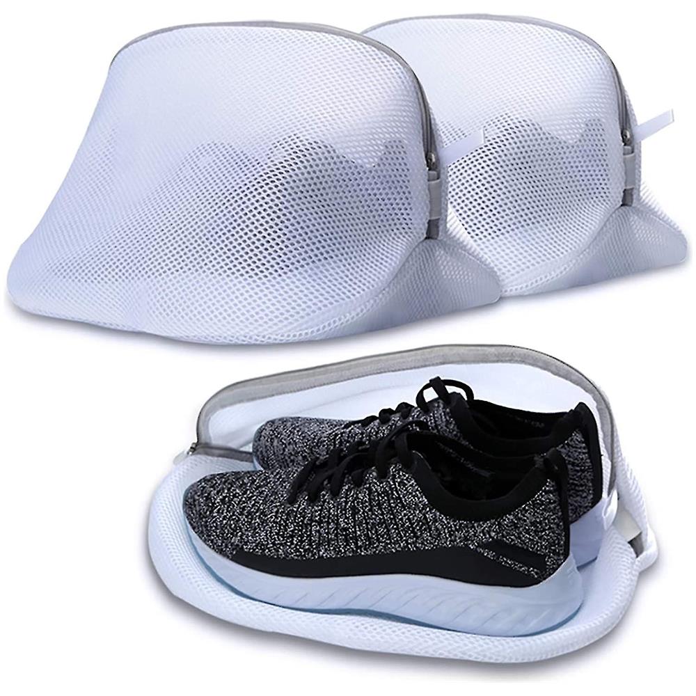 Sacca Lavascarpe Per Lavatrice - 2 Sacche In Rete Con Cerniera Per Proteggere Le Scarpe In Lavatrice