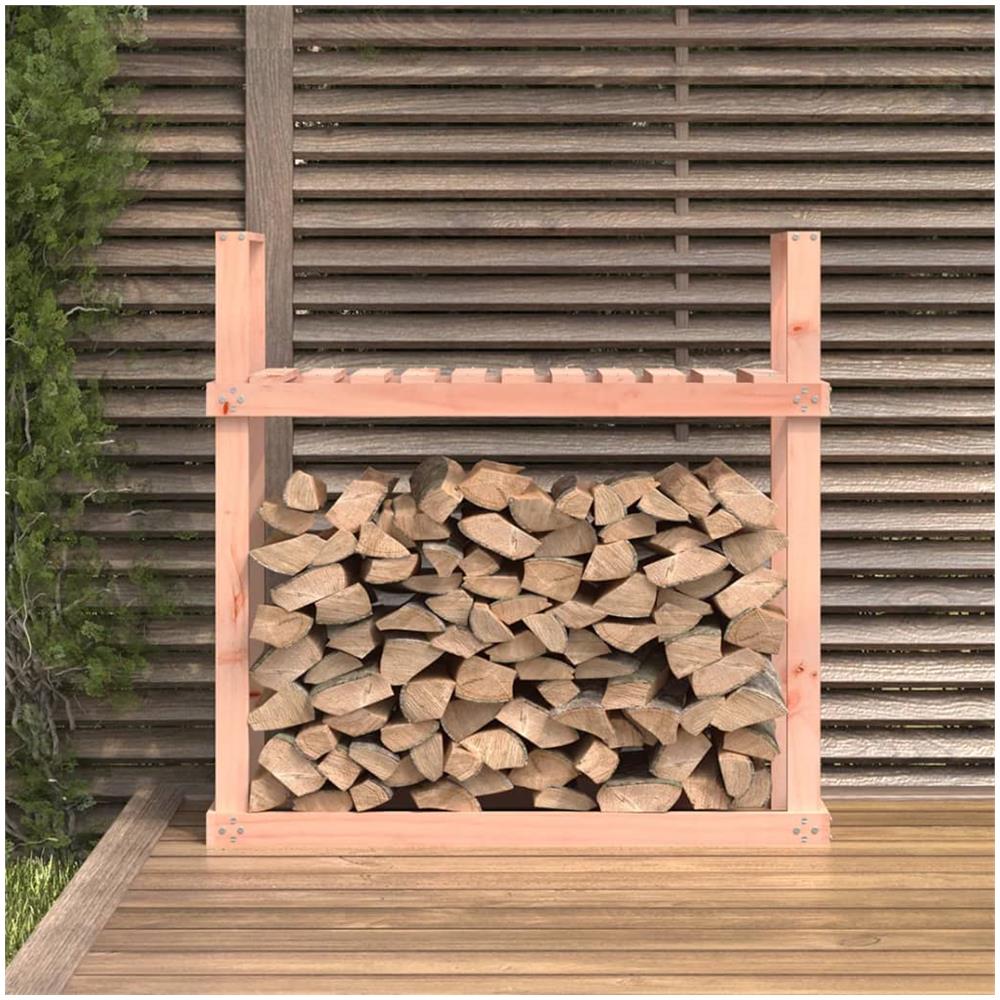 Portalegna 110x35x108,5 Cm In Legno Massello Di Douglas - Foto 3