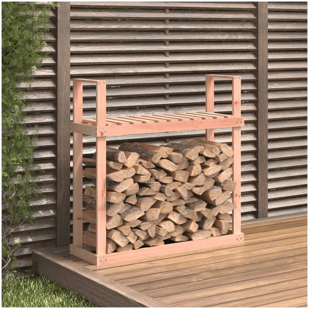 Portalegna 110x35x108,5 Cm In Legno Massello Di Douglas - Foto 1