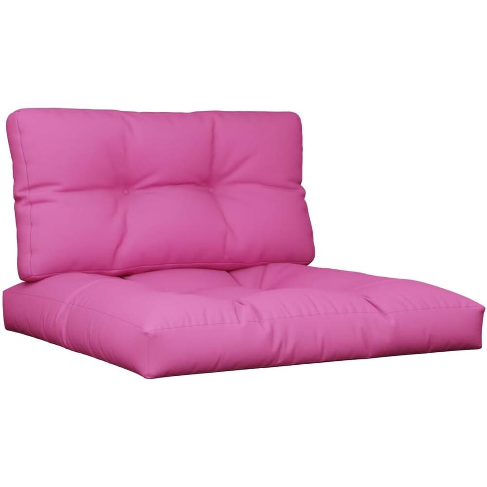 Cuscini Per Divani In Pallet 2 Pz Rosa In Tessuto - Foto 2