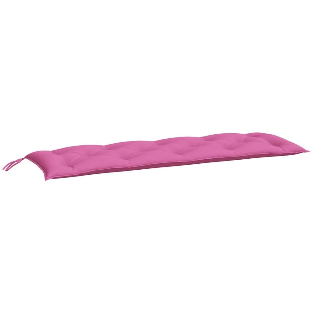 Cuscino Per Panca Rosa 150x50x7 Cm In Tessuto - Foto 2