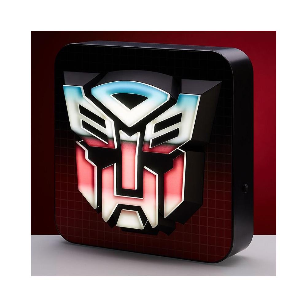 Transformers - Emblema Degli Autobot 3d Lampada Da Tavolo / Lampada Da Parete - Foto 2