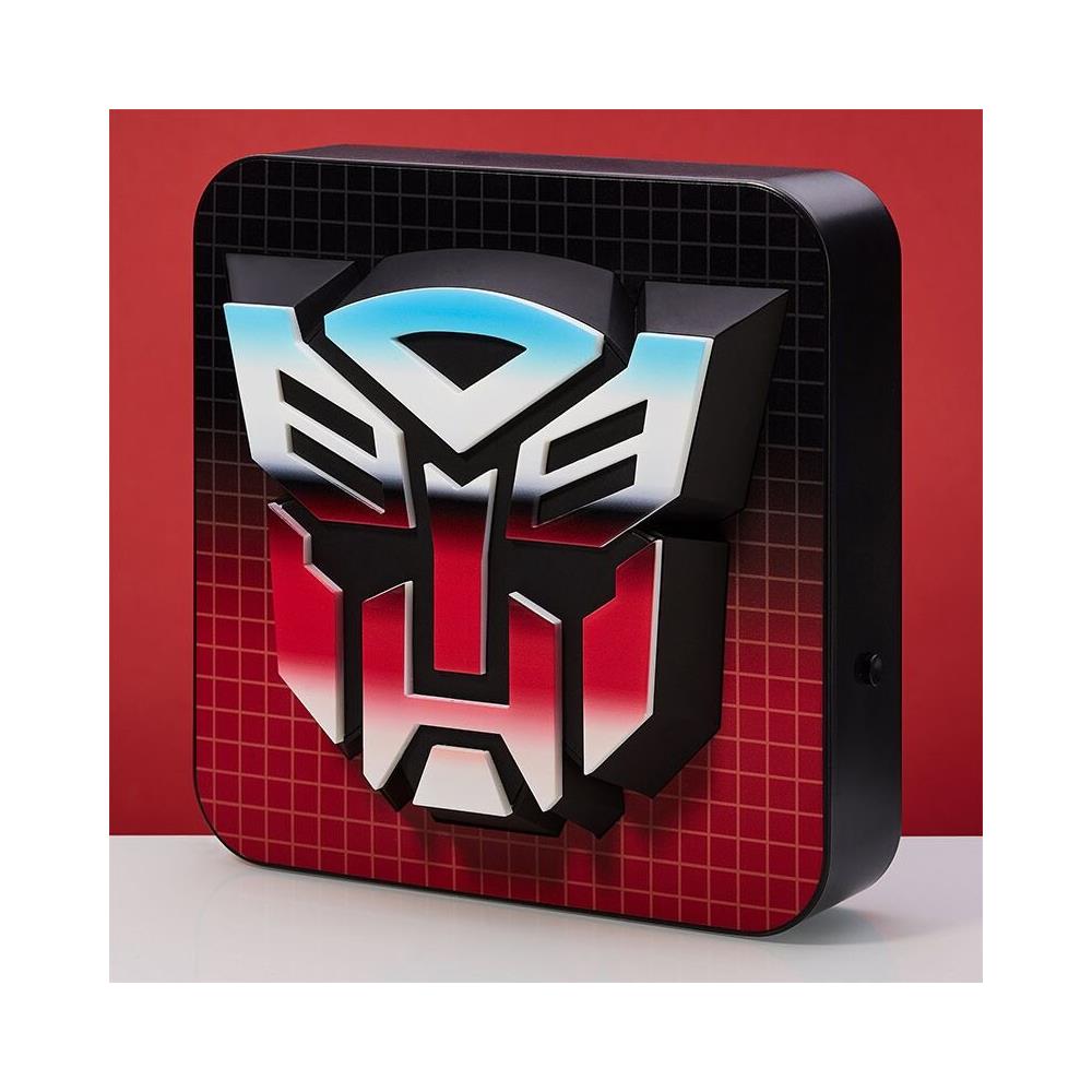 Transformers - Emblema Degli Autobot 3d Lampada Da Tavolo / Lampada Da Parete - Foto 3