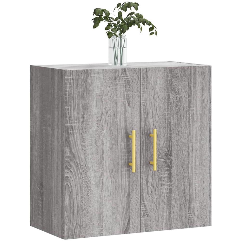 Mobile Pensile Grigio Sonoma 60x31x60 Cm In Legno Multistrato - Foto 3