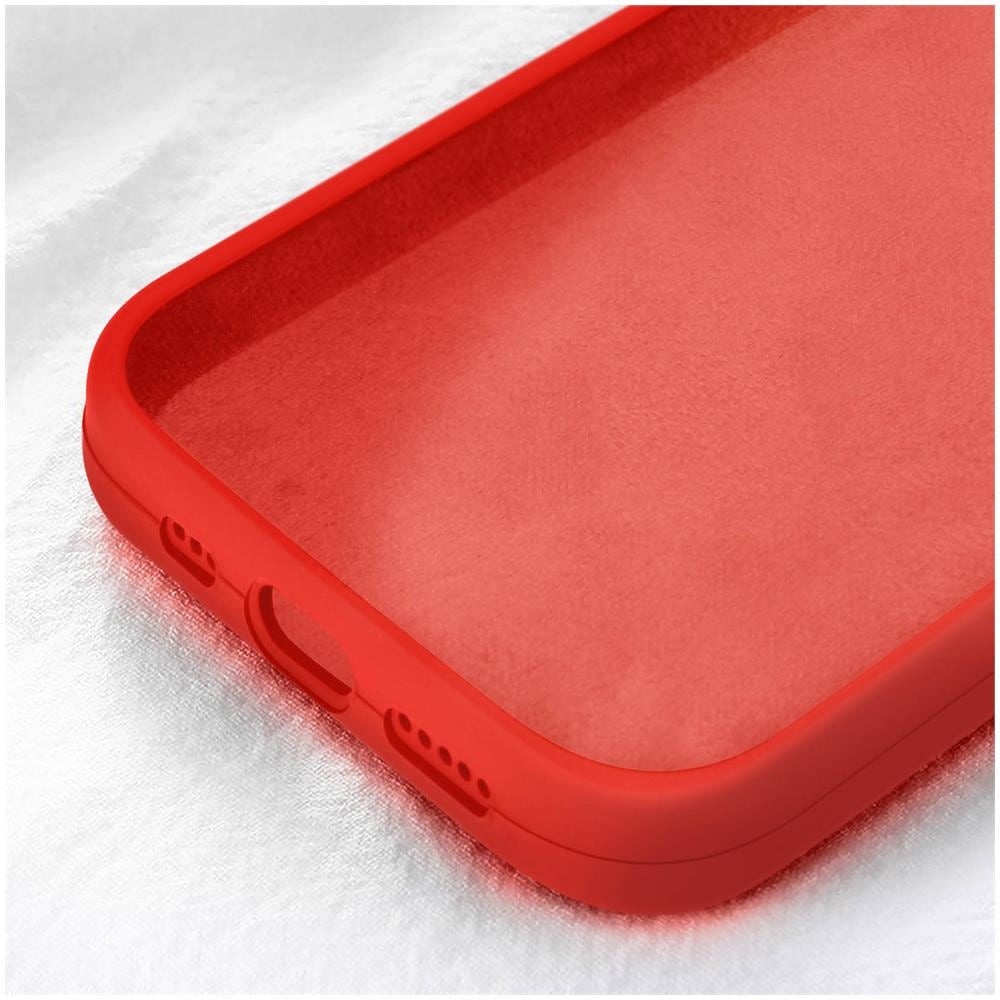 Cover Per Iphone 15 Pro Max Ibrida Semirigida Sottile Leggera Befluo, Rosso - Foto 5