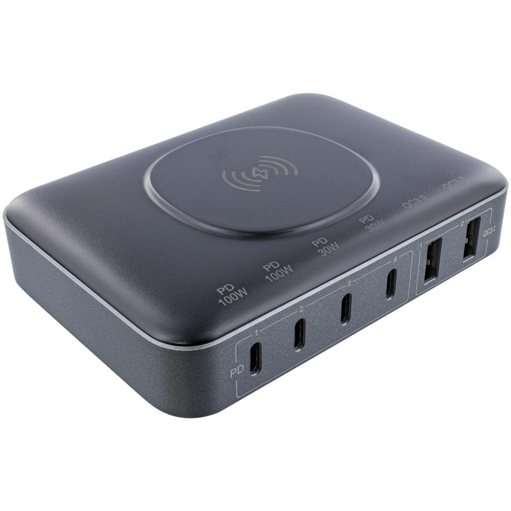 Qi powerstation, Alimentatore multiporta, caricatore, Carica wireless - Foto 1