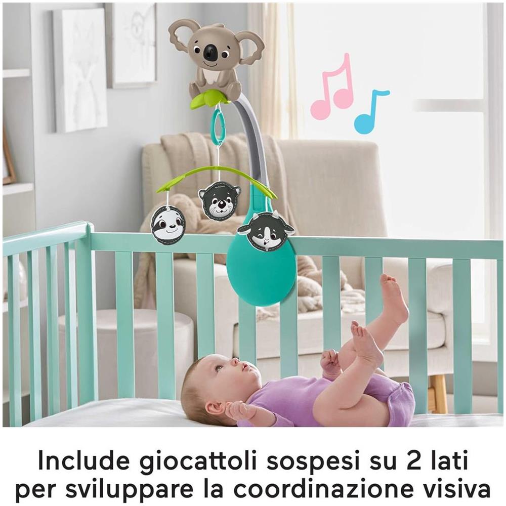 Giostrina Gioco e Relax 3-in-1 Include un Tenero Koala 3 Giocattoli - Foto 2