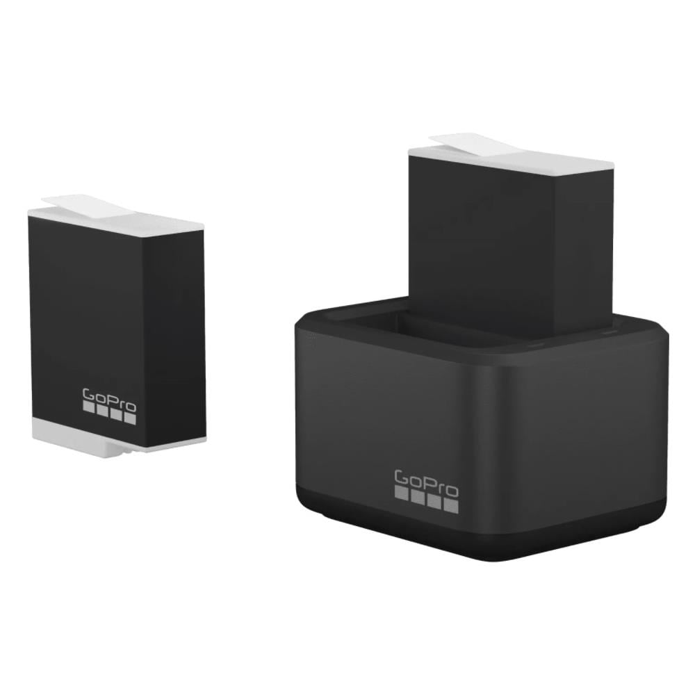 Due Batterie Ricaricabili Enduro, Doppio Carica Batteria e Cavo USB-C. Batteria da 1720 mAh. Due Spie a LED Indicano lo Stato di Ricarica Delle Batterie. - Foto 1