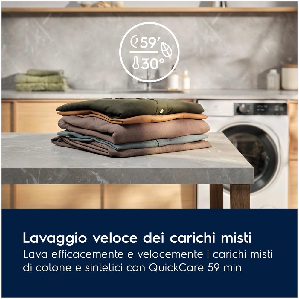 EW7F411B3 Lavatrice serie 700 SteamCare 11 kg - Foto 8