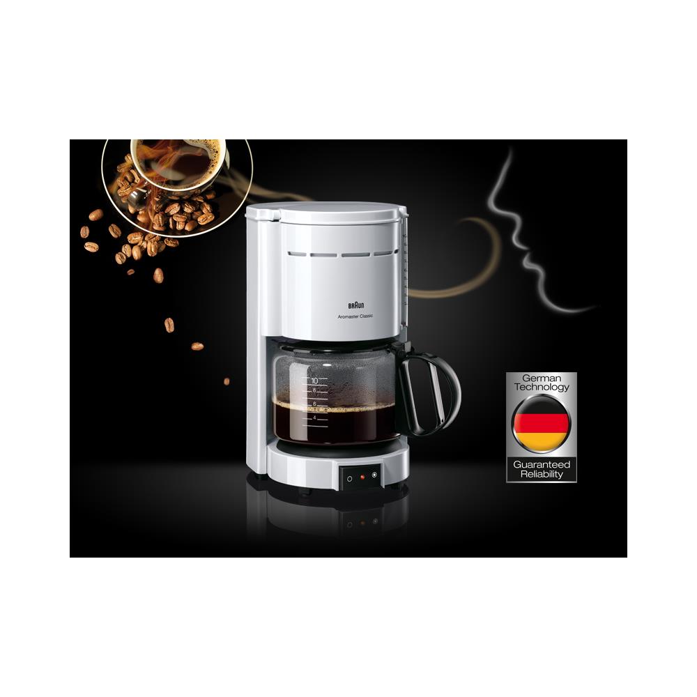 KF 47 Plus 10 Macchina Caffè Americano 10 Tazze Potenza 1000 Watt Colore Bianco - Foto 4