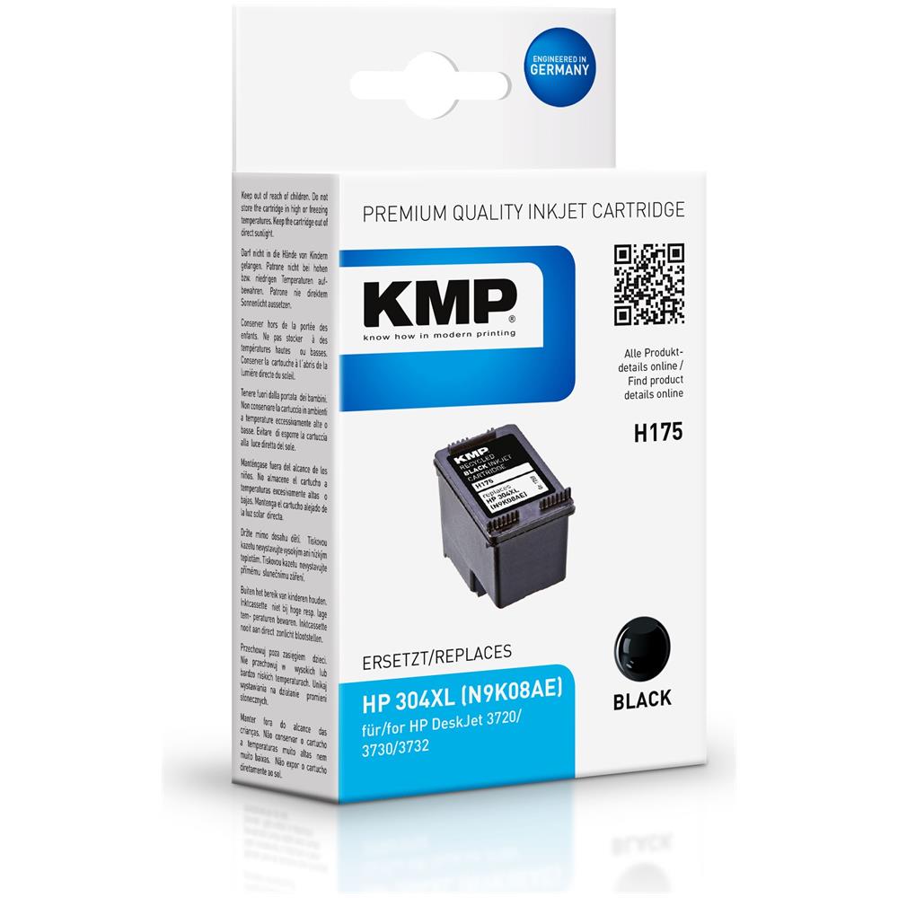 H175BX Tintenpatrone schwarz kompatibel mit HP N9K08AE 304 XL - Foto 1