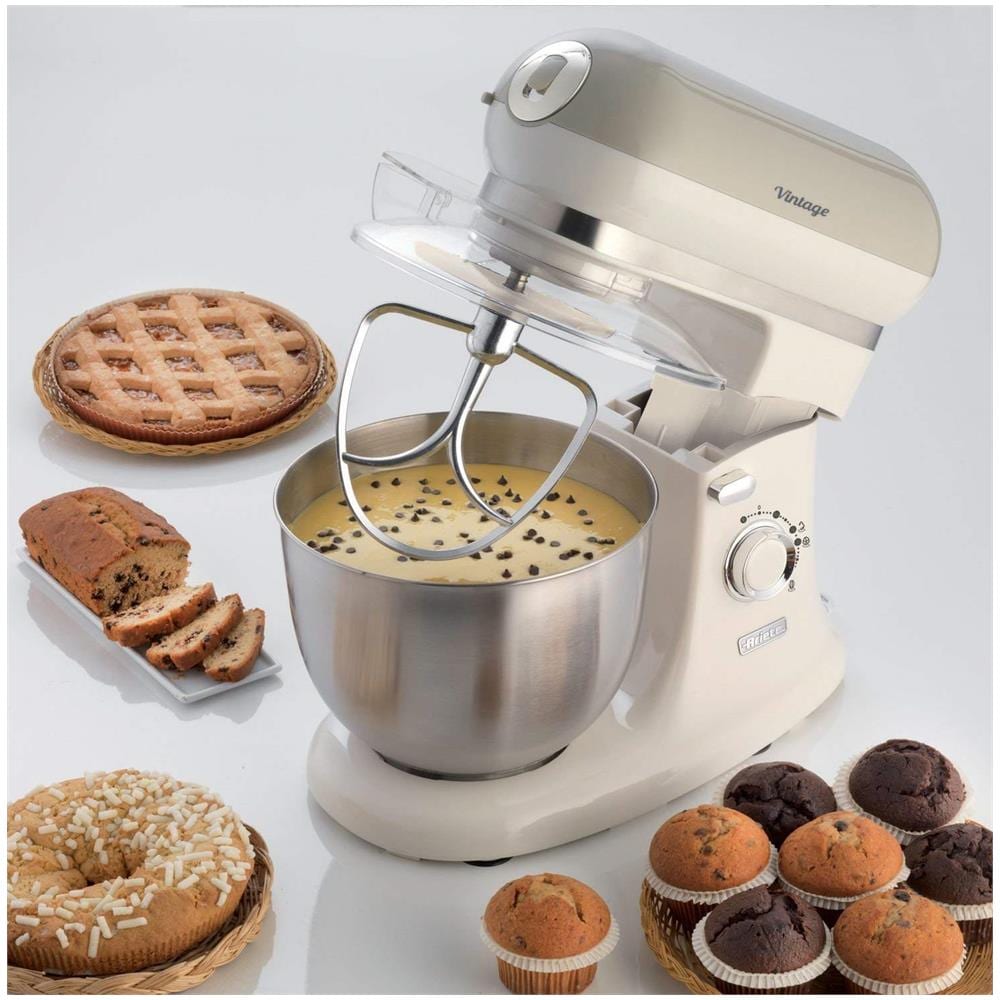Impastatrice Vintage 1588BEIGE Capacità 5.5 L Potenza 2400 W Colore Beige - Foto 2