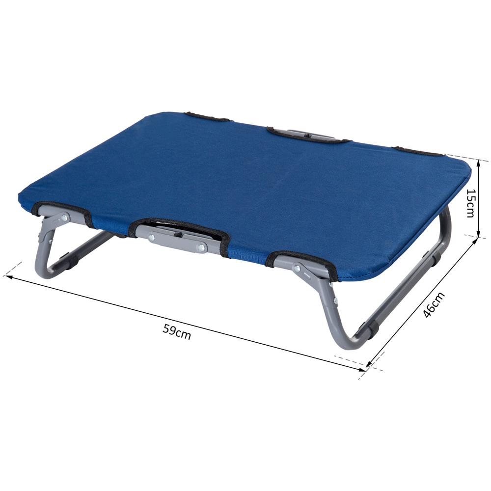 Brandina Cuccia Pieghevole In Tessuto Oxford Per Cani, Blu, 59x46x15cm - Foto 2