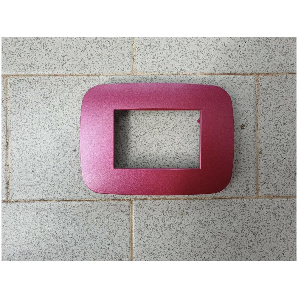 Placca Placchetta Placchette Compatibili Per Serie Axolute Colorate - Rosa Metallizzato 3 - Foto 1