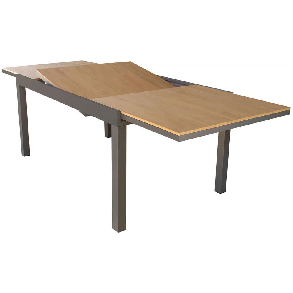 Viduus - Set Tavolo In Alluminio E Polywood Cm 160/240 X 95 X 75 H Con 8 Poltrone Viduus - Foto 2
