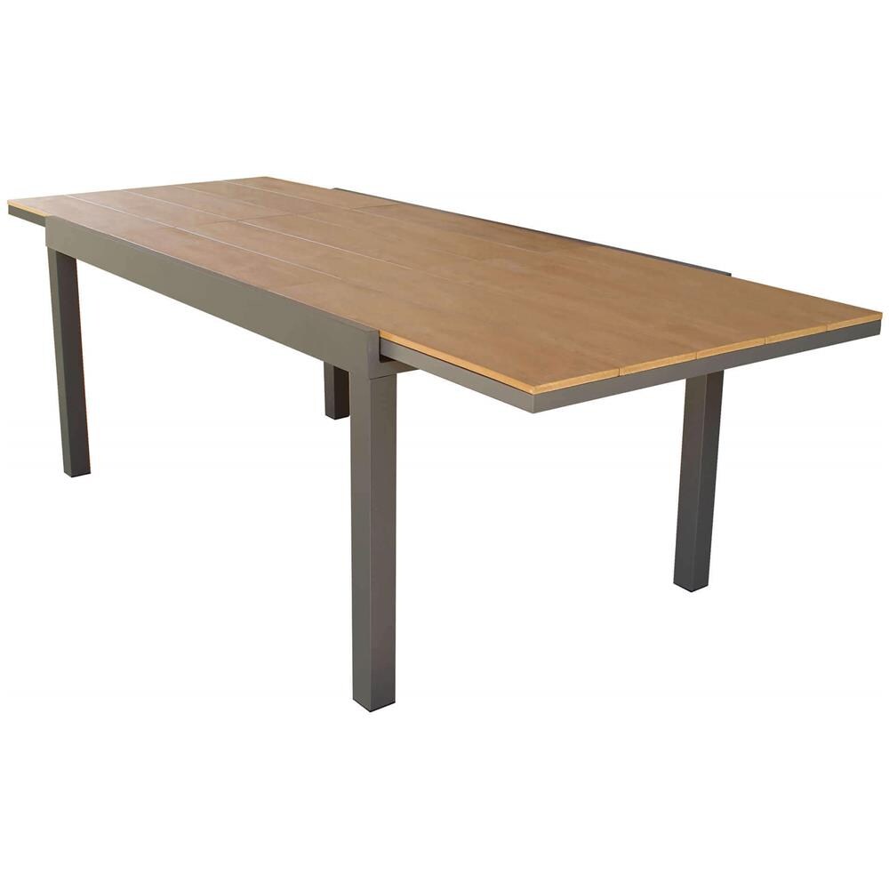 Viduus - Set Tavolo In Alluminio E Polywood Cm 160/240 X 95 X 75 H Con 8 Poltrone Viduus - Foto 4