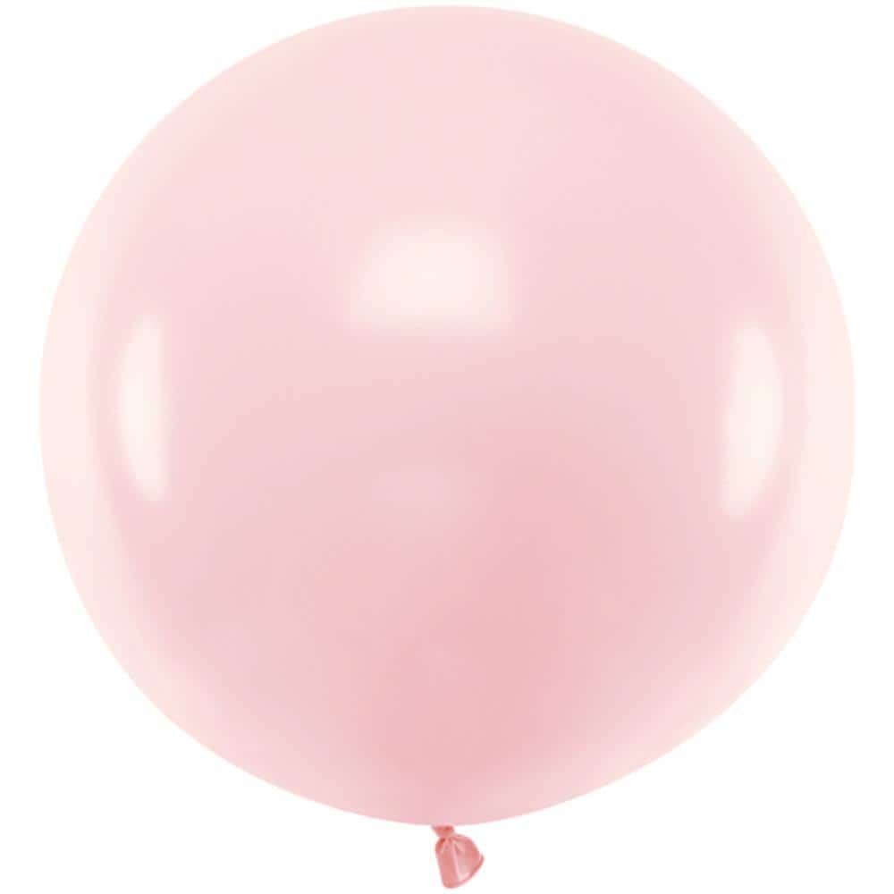 Partydeco - Palloncino Gigante In Lattice Rosa Chiaro - Foto 1