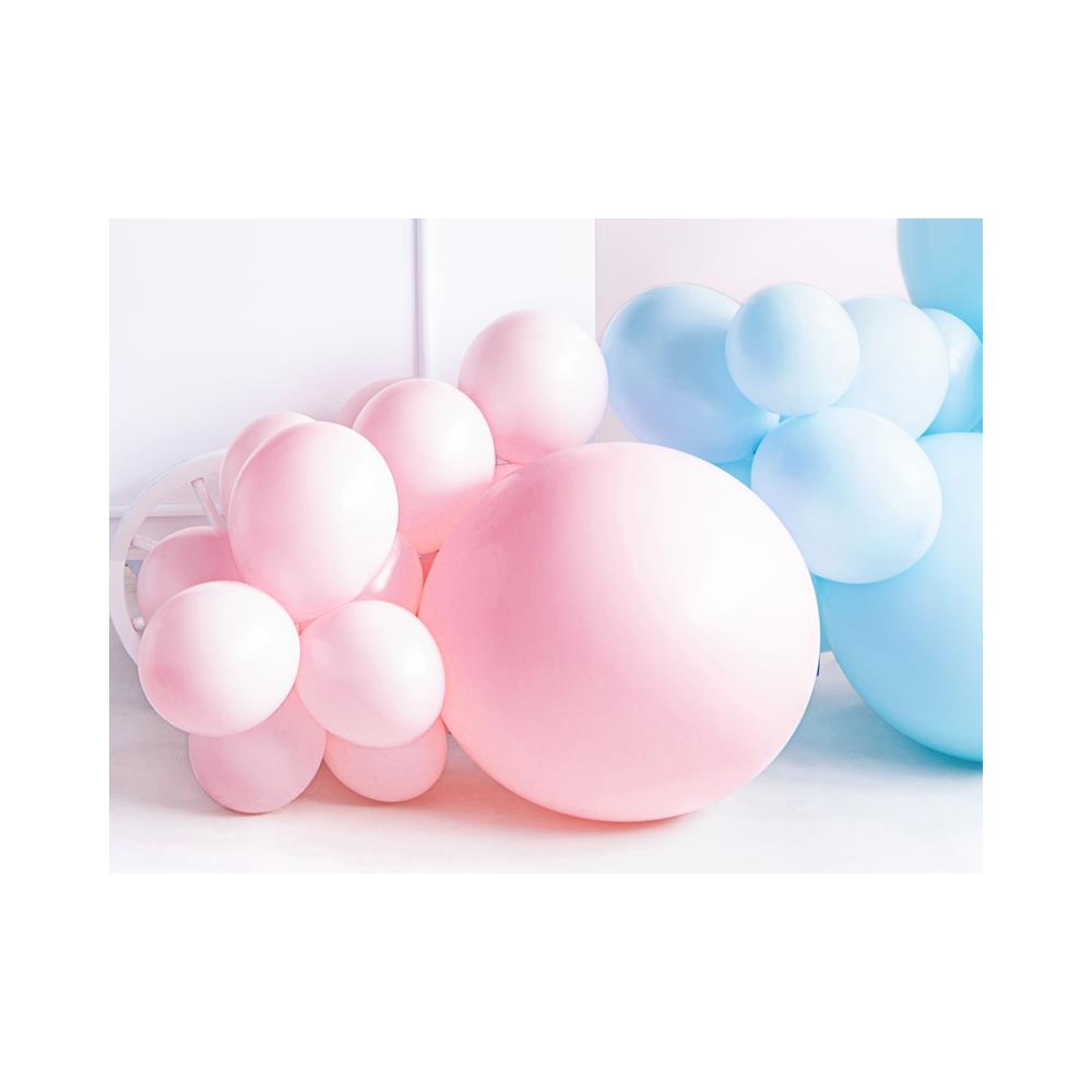 Partydeco - Palloncino Gigante In Lattice Rosa Chiaro - Foto 2