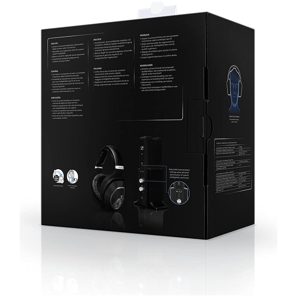 RS 195 Cuffia TV Stereo Padiglione Auricolare con Base Ricevitore Wireless - Foto 4