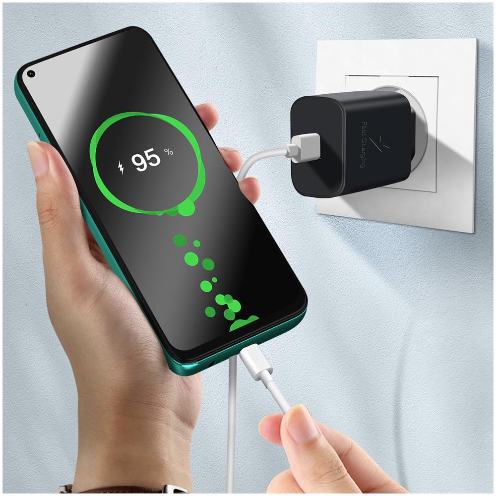 EP-T1510NBEG Caricabatteria USB Type-C Fast Charging (15W) Colore Nero - Foto 6