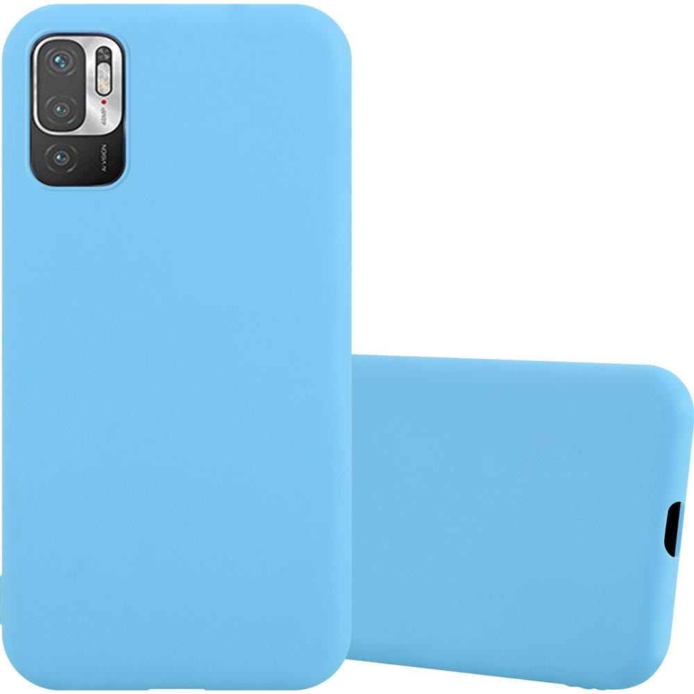 Custodia Compatibile Con Xiaomi Redmi Note 10 5g / Poco M3 Pro 5g In Candy Blu - Coperchio Protettivo In Silicone Tpu Flessibile - Foto 1