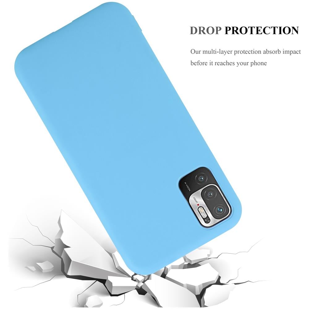 Custodia Compatibile Con Xiaomi Redmi Note 10 5g / Poco M3 Pro 5g In Candy Blu - Coperchio Protettivo In Silicone Tpu Flessibile - Foto 8