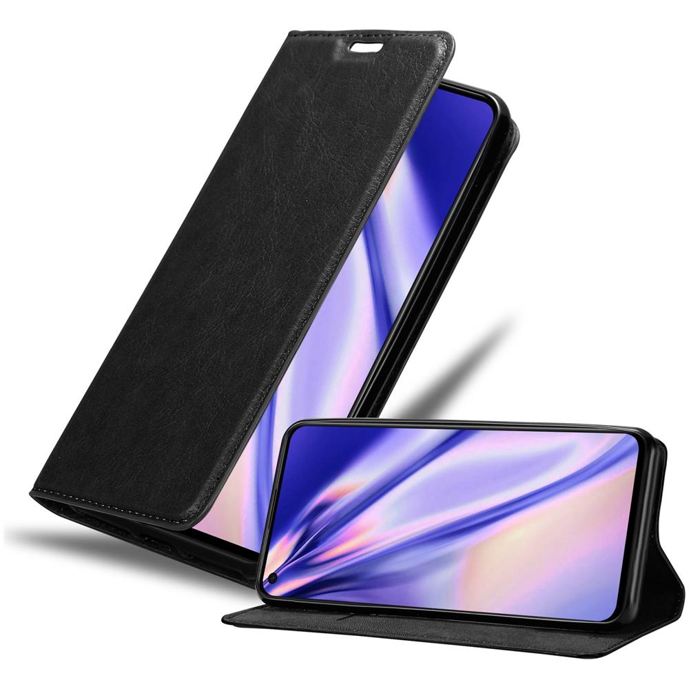 Custodia Compatibile Con Oppo Find X3 Lite In Nero Di Notte - Coperchio Protettiva Con Chiusura Magnetica, Funzione Stand E Tasca Per Le Carte - Foto 1