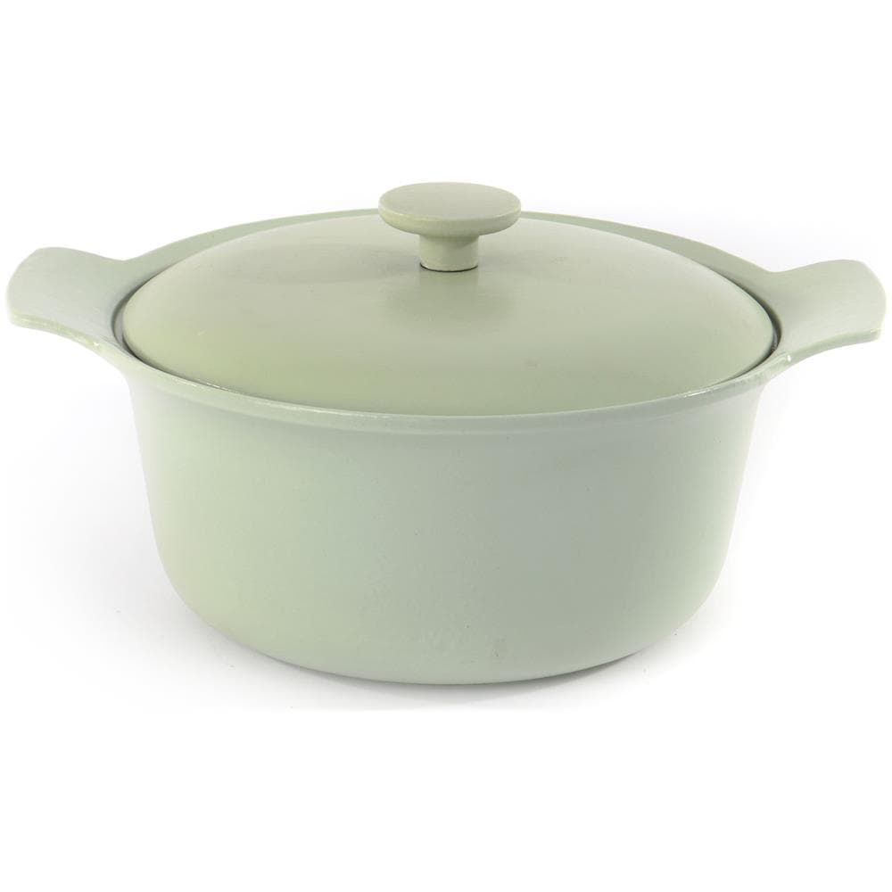 Pentola Con Coperchio Ghisa Verde 24cm - Ron - Foto 1