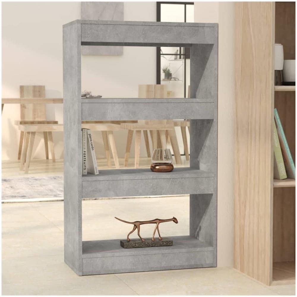 Libreria /Divisorio Grigio Cemento 60x30x103 cm in Truciolato - Foto 1