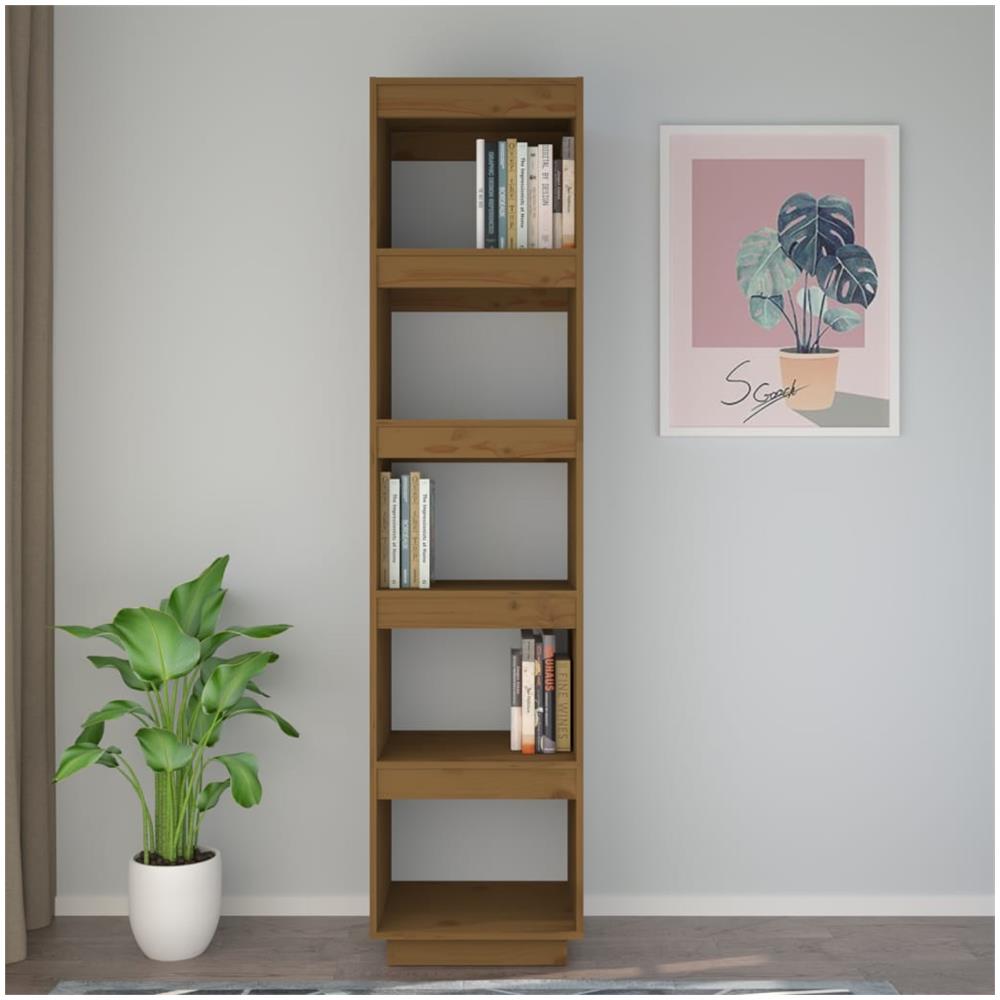 Libreria / divisorio Miele 40x35x167 Cm In Legno Massello Di Pino - Foto 3
