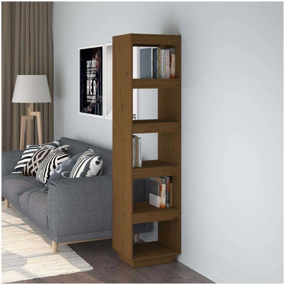 Libreria / divisorio Miele 40x35x167 Cm In Legno Massello Di Pino - Foto 1